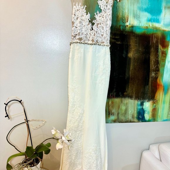 ATELIER PRONOVIAS WEDDING GOWN Size 2 - Picture 2 of 8